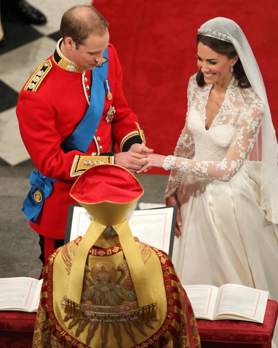 Kate's wedding band is made of Welsh gold.