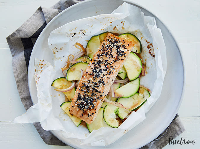Sesame Ginger Salmon in Parchment