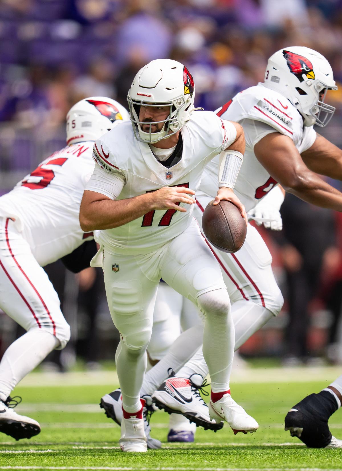 Cardinals Debut New White Uniforms vs Vikings