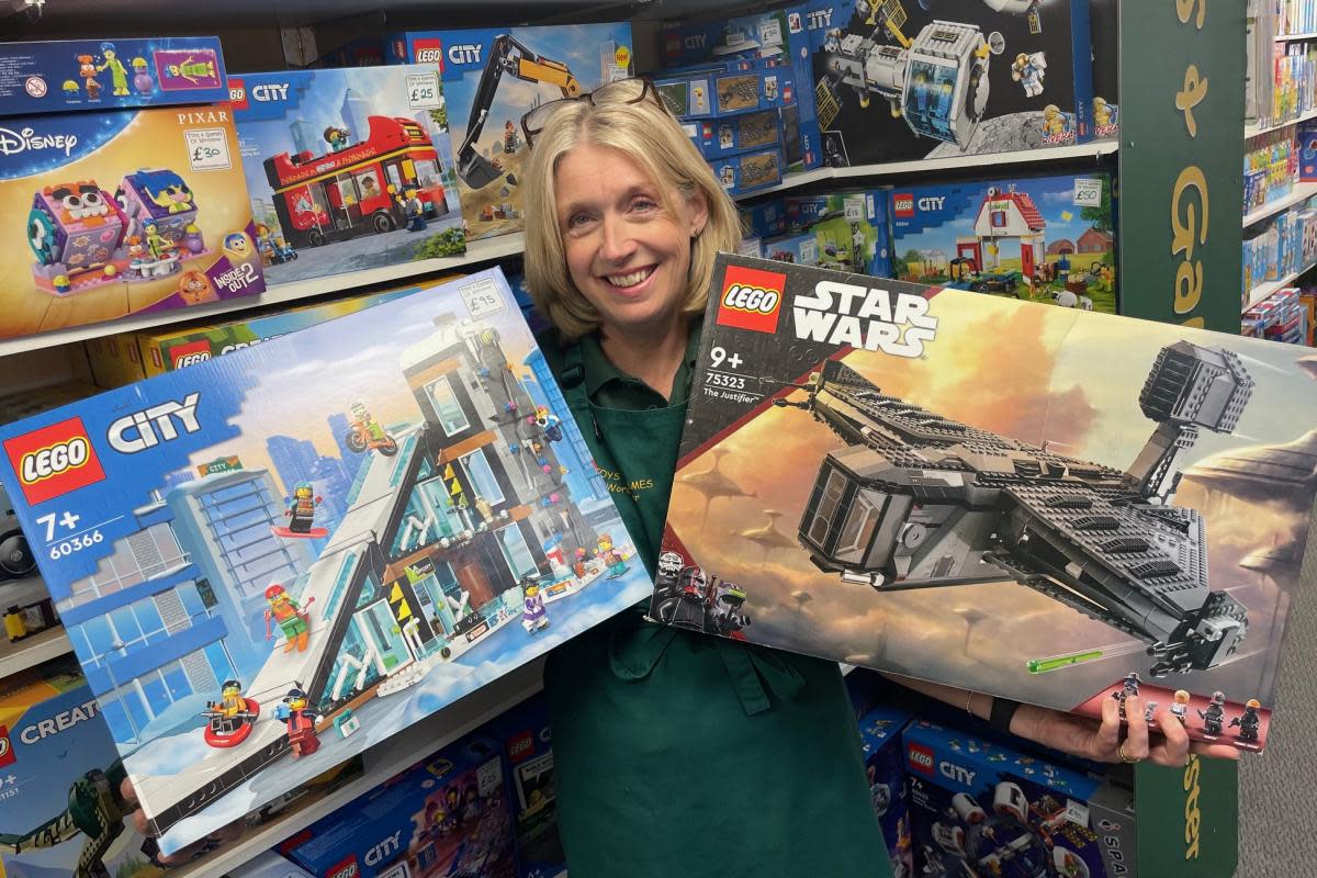 BUILD: Vicky Evans from Toys and Games of Worcester. <i>(Image: Toys and Games of Worcester)</i>