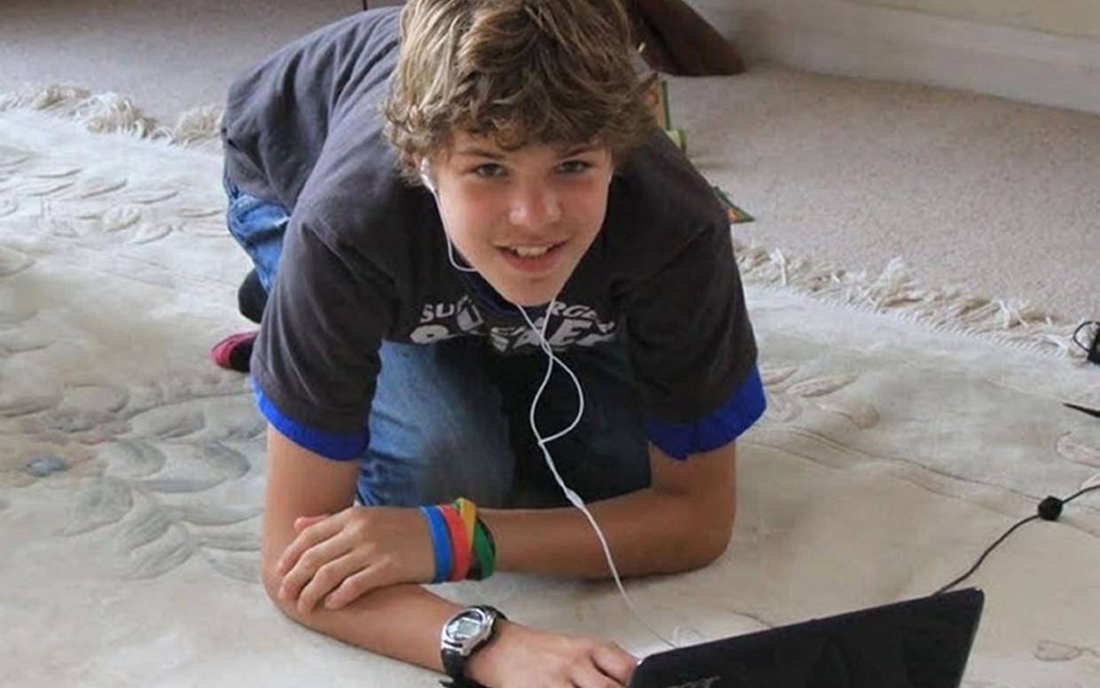 Breck Bednar, 14. was murdered by Lewis Daynes who groomed him over the internet - PA