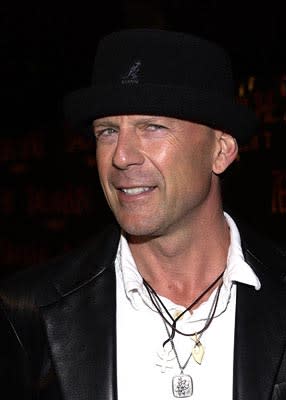 Bruce Willis at the LA premiere of Columbia's Tears of the Sun