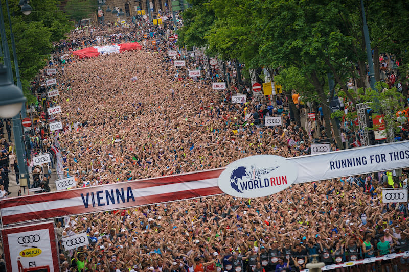 Wings for Life World Run 以手機應用程式連繫全世界超過16萬名跑手。