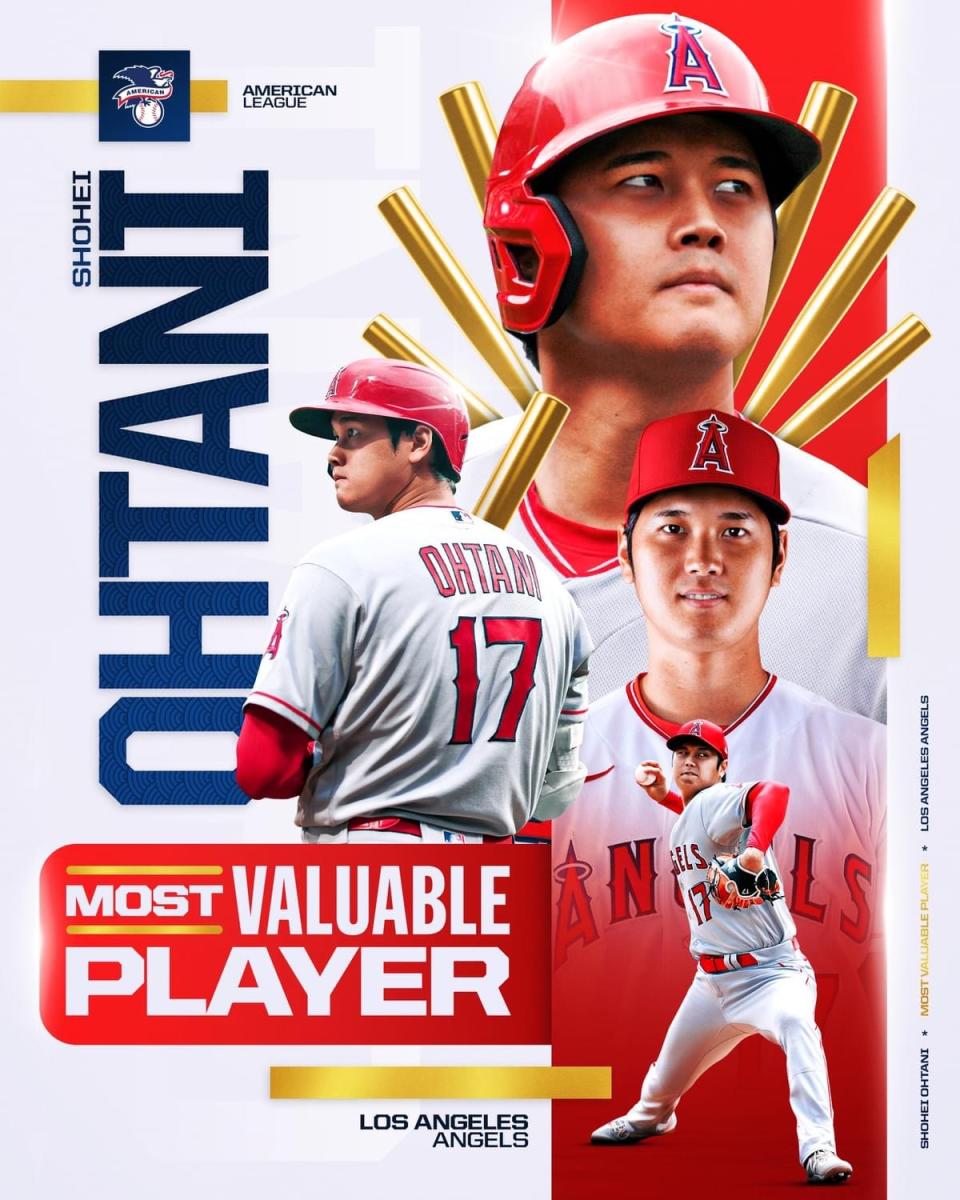 大谷翔平。（取自MLB臉書粉專）