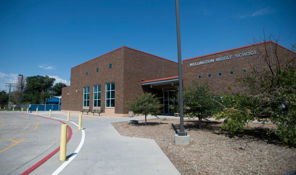 Wellington Middle School is part of the Poudre School District. The school is pictured here on Aug. 19, 2020. Coloradoan file photo