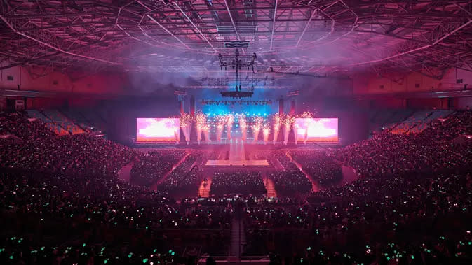 Konser Blackpink BORN PINK in Seoul 2022. (source: twitter.com/Kpop_Herald)