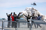 Desiree takes seven men on a group date to the German Alps. They ride in a gondola to the highest peak in all of Germany. They're taught how to yodel, with the Bachelorette enjoying their antics. The group has a blast as they sled down a black diamond ski slope. What awaits them is a spectacular igloo hotel totally carved out of snow and ice. As Zak and Drew profess their love for Desiree, James and Brooks go all out in a ferocious battle, on "The Bachelorette."