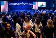 Women attend the campaign event "Women for Mike" by Democratic U.S. presidential candidate Bloomberg in the Manhattan borough of New York City, New York