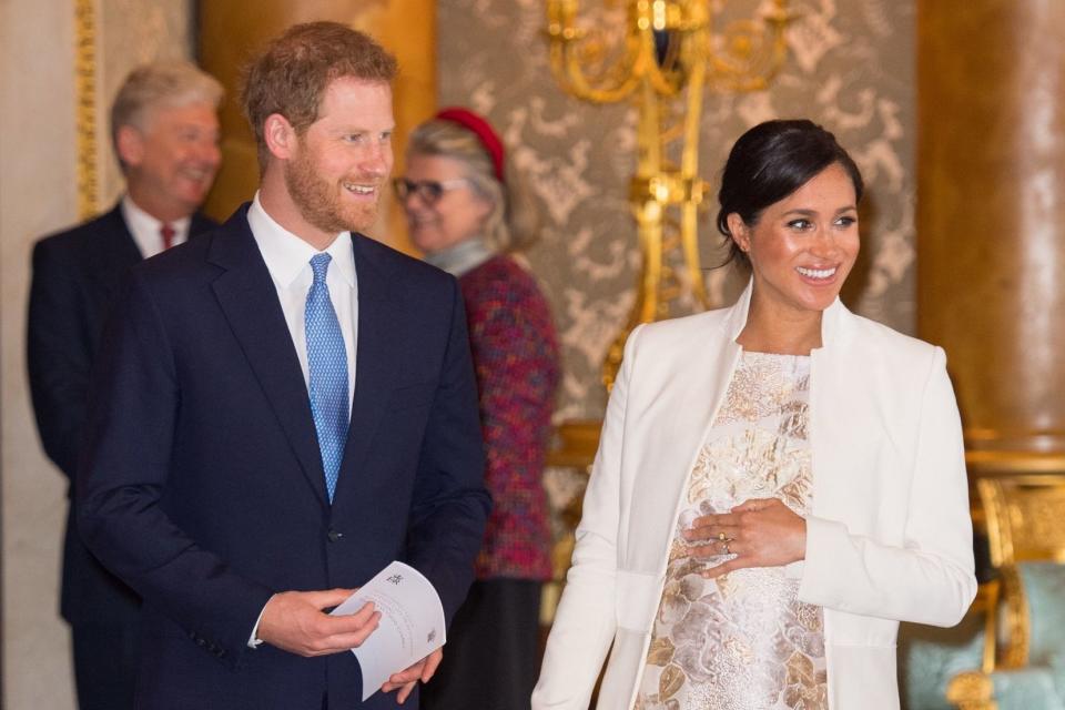Parents-to-be: The Duke and Duchess of Sussex are expecting their first child to arrive any day now (PA)