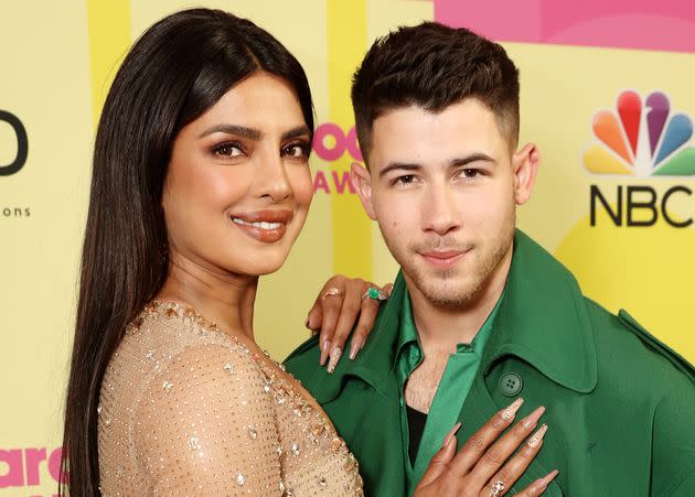 Priyanka Chopra and Nick Jonas at the 2021 Billboard Music Awards. (Photo: Todd Williamson/NBC via Getty Images)