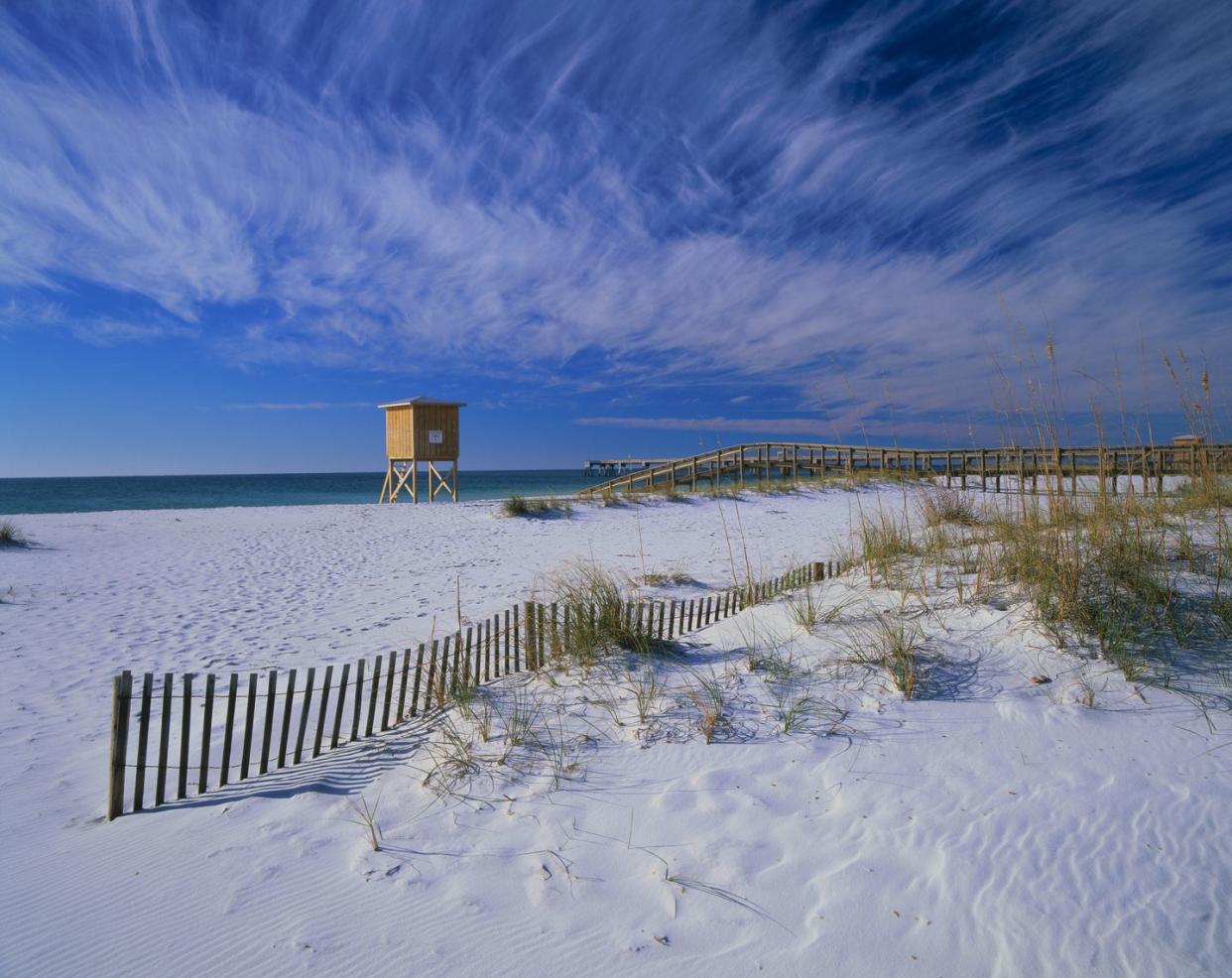 white sands of santa rosa island