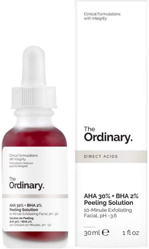 The Ordinary Peeling Solution 30ml AHA 30% + BHA 2% [Photo via Amazon]