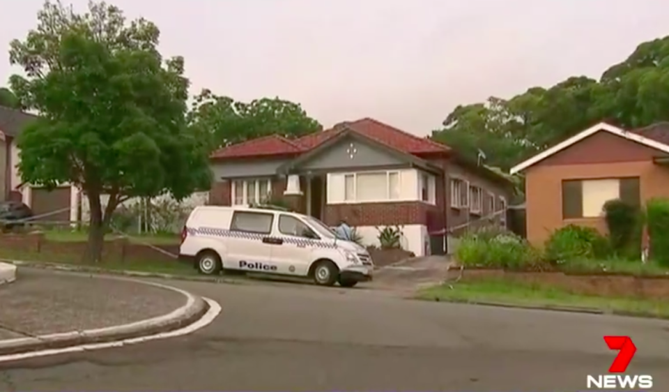 The elderly woman was stabbed in her Ashbury home. Source: 7News