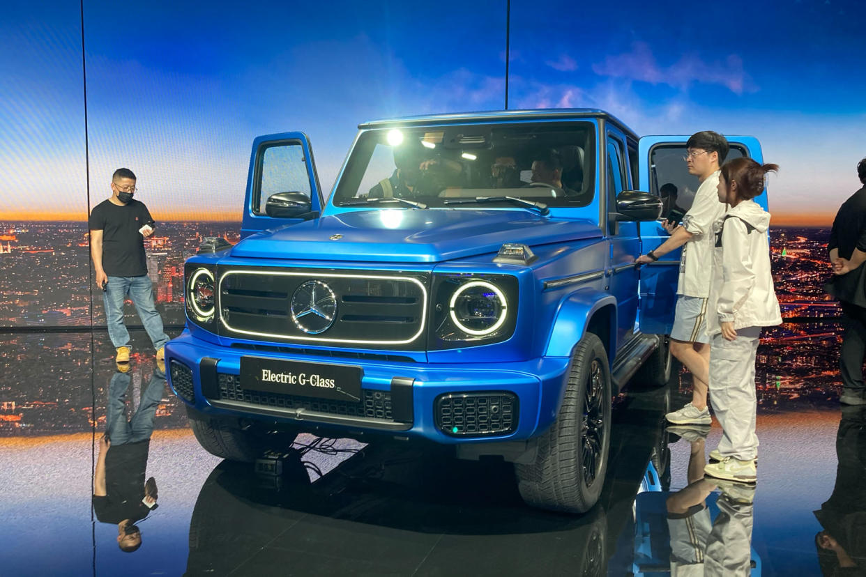 Mercedes G580 front Beijing motor show