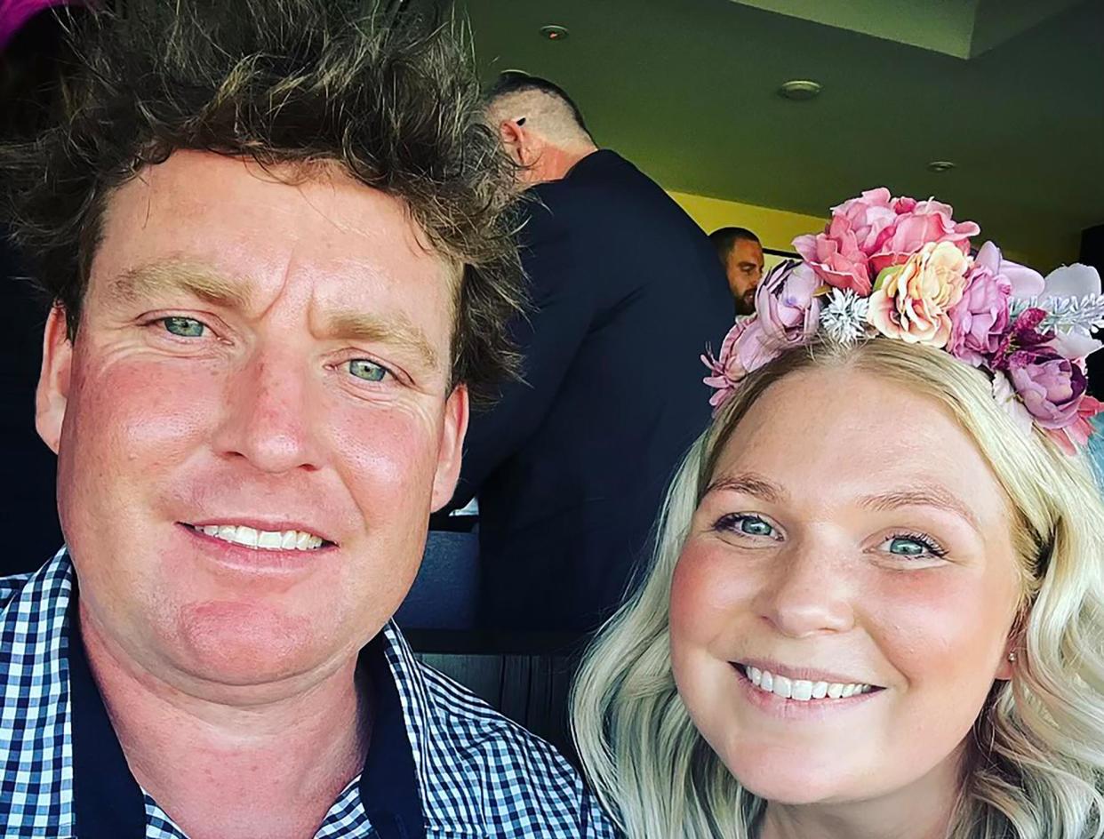 <span>Luke Briggs with his sister Catherine. The 35-year-old died at Royal Melbourne hospital on Tuesday night.</span><span>Photograph: supplied by the Briggs family</span>