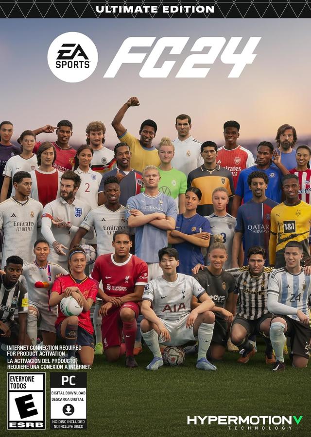 Product - EA Sports FC 24 + £25 PlayStation Credit, sports fctm 24 