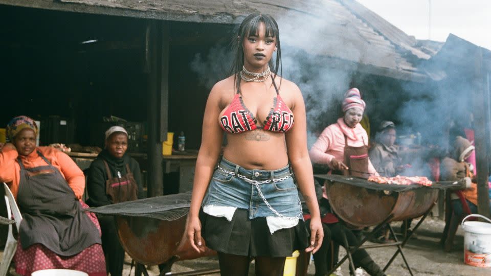 Anita Hlazo documents the discordant reality of expressing her Afrogrunge style in Cape Town's rural townships. - Luxolo Witvoet