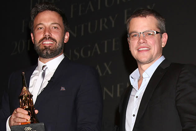 Ben Affleck (l.) und Matt Damon sind seit Kindheitstagen befreundet (Bild: ddp)