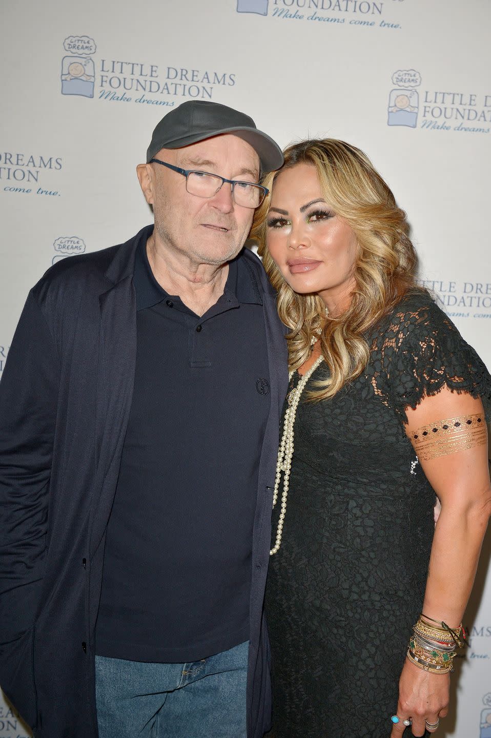 Phil Collins and Orianne Cevey