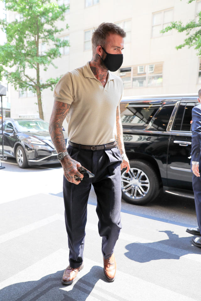 david beckham summer style