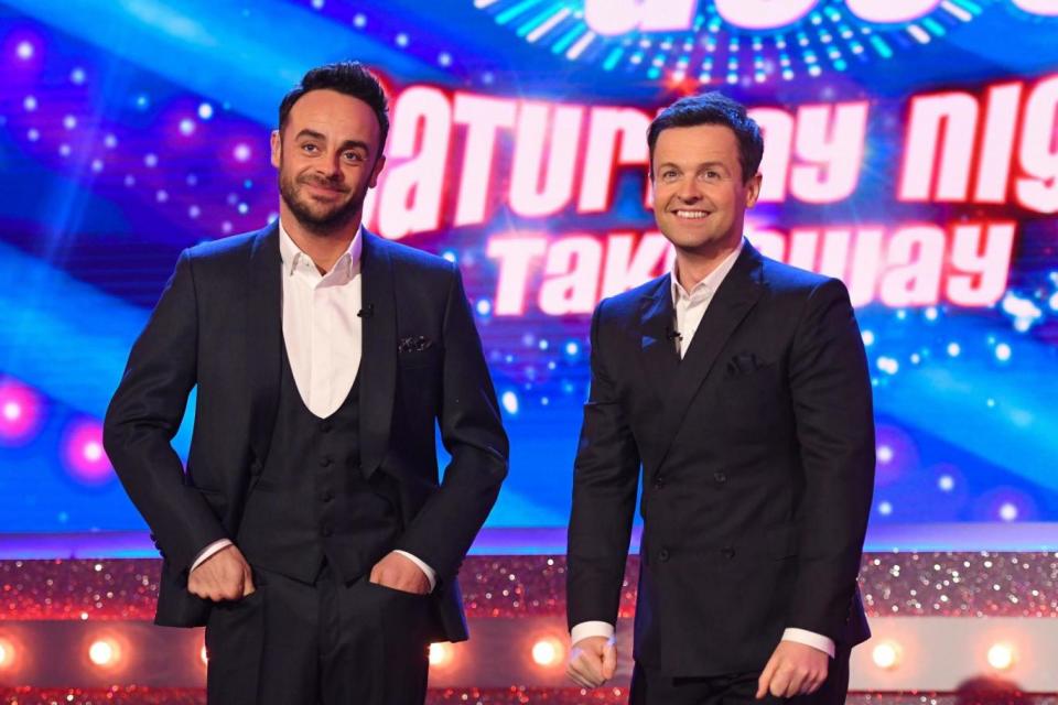 Over? Fans are worried that Ant's arrest will spell the end for Saturday Night Takeaway (Rex Features)