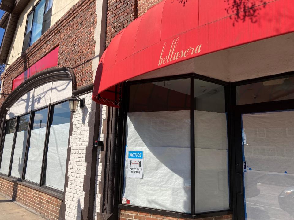 Bellasera Italian restaurant has closed in Larchmont after less than two years. Photographed Feb. 26, 2022.