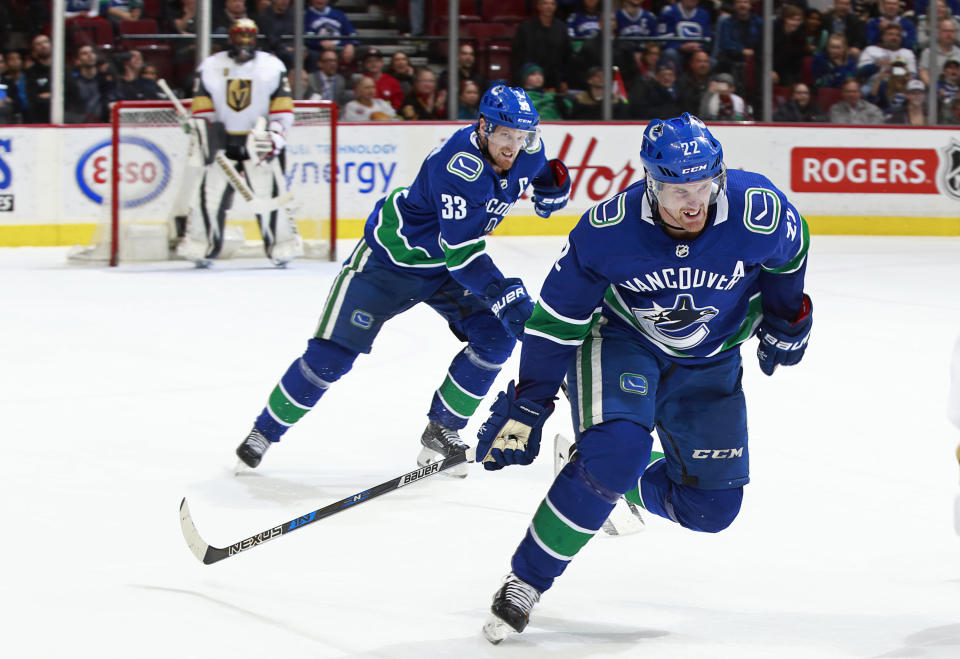 Henrik and Daniel Sedin are taking their final few spins around NHL ice. (Getty)