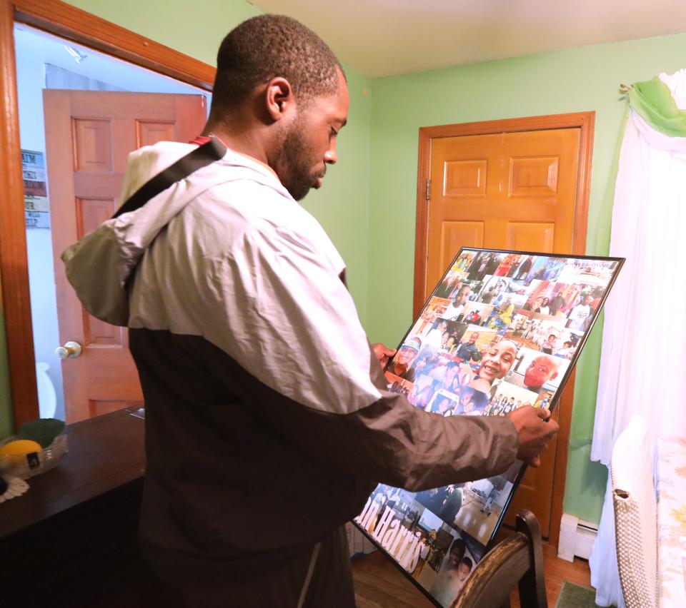 Kevin Adams at his mother's house in Central Nyack June 9, 2023. His brother, Sean Harris, died after Clarkstown police went to the house based on a call from a social worker.