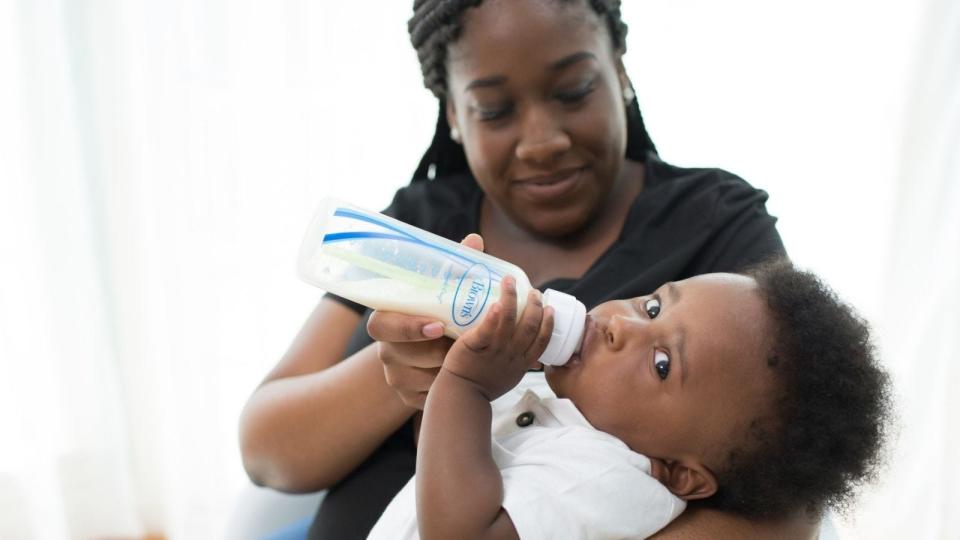 Bottles that grow with your baby.