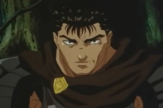 Close-up of Guts in "Berserk" (1997)