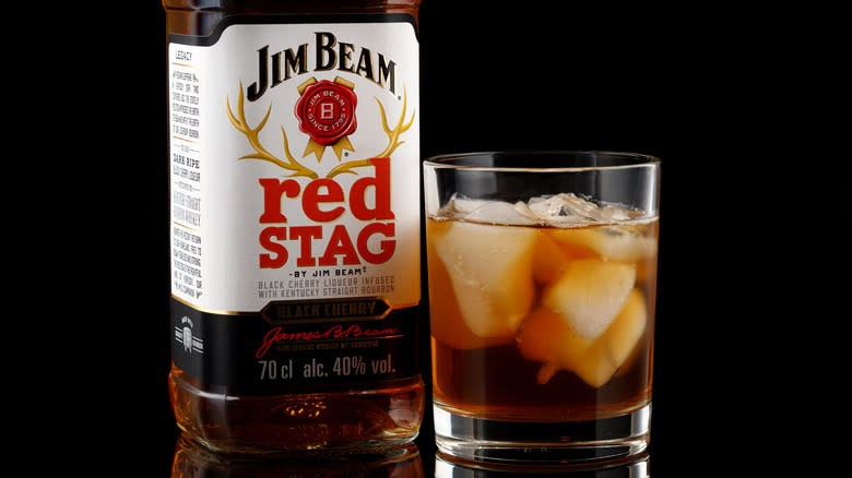 Jim Beam Red Stag bottle