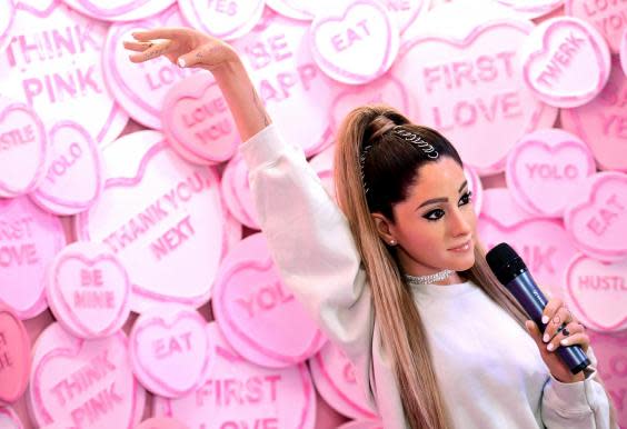 Madame Tussauds London unveiled a new Ariana Grande figure (PA)