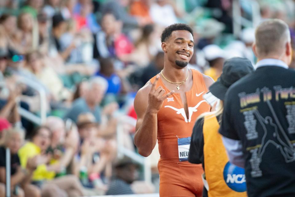 Texas' Leo Neugebauer breaks NCAA decathlon record (again) ahead of