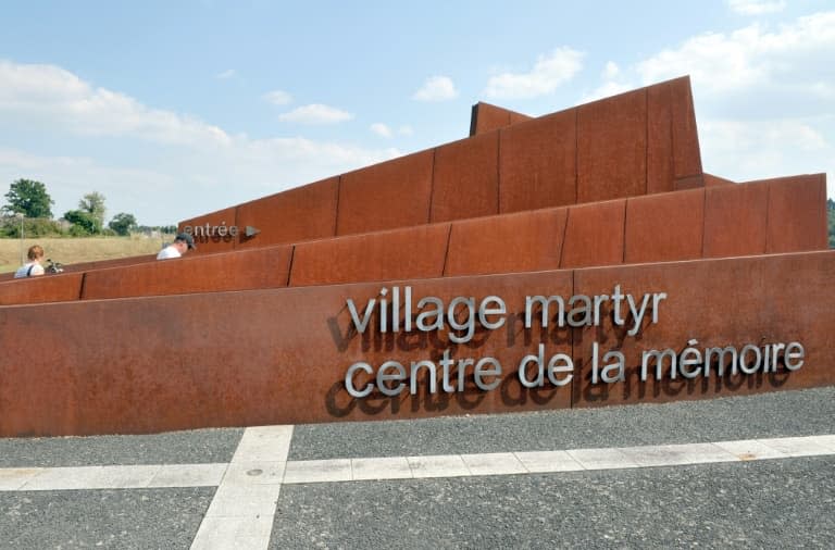 Le centre de la mémoire du village martyr d'Oradour-sur-Glane, où des tags négationnistes ont été inscrits - Thierry ZOCCOLAN © 2019 AFP