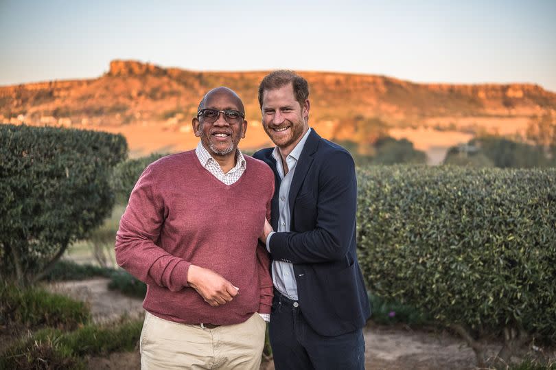 Prince Seeiso of Lesotho and Prince Harry