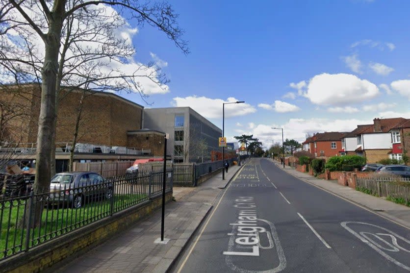 <p>Police were called to reports of a man attacking people with a pole near a school in Streatham</p> (Google)