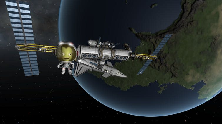 <span class="caption">In Kerbal Space Programme players must build a space-worthy craft, capable of flying their crew out into space.</span> <span class="attribution"><a class="link " href="https://images.igdb.com/igdb/image/upload/t_original/oqasu3roxktpwavxiykc.png" rel="nofollow noopener" target="_blank" data-ylk="slk:Squad/IGDB;elm:context_link;itc:0;sec:content-canvas">Squad/IGDB</a></span>