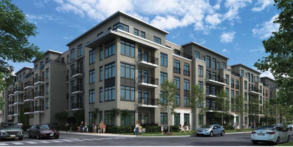The Columbus developer Casto plans to build 225 apartments at the redeveloped Thurber Village, in addition to a CVS and Lucky's Market.