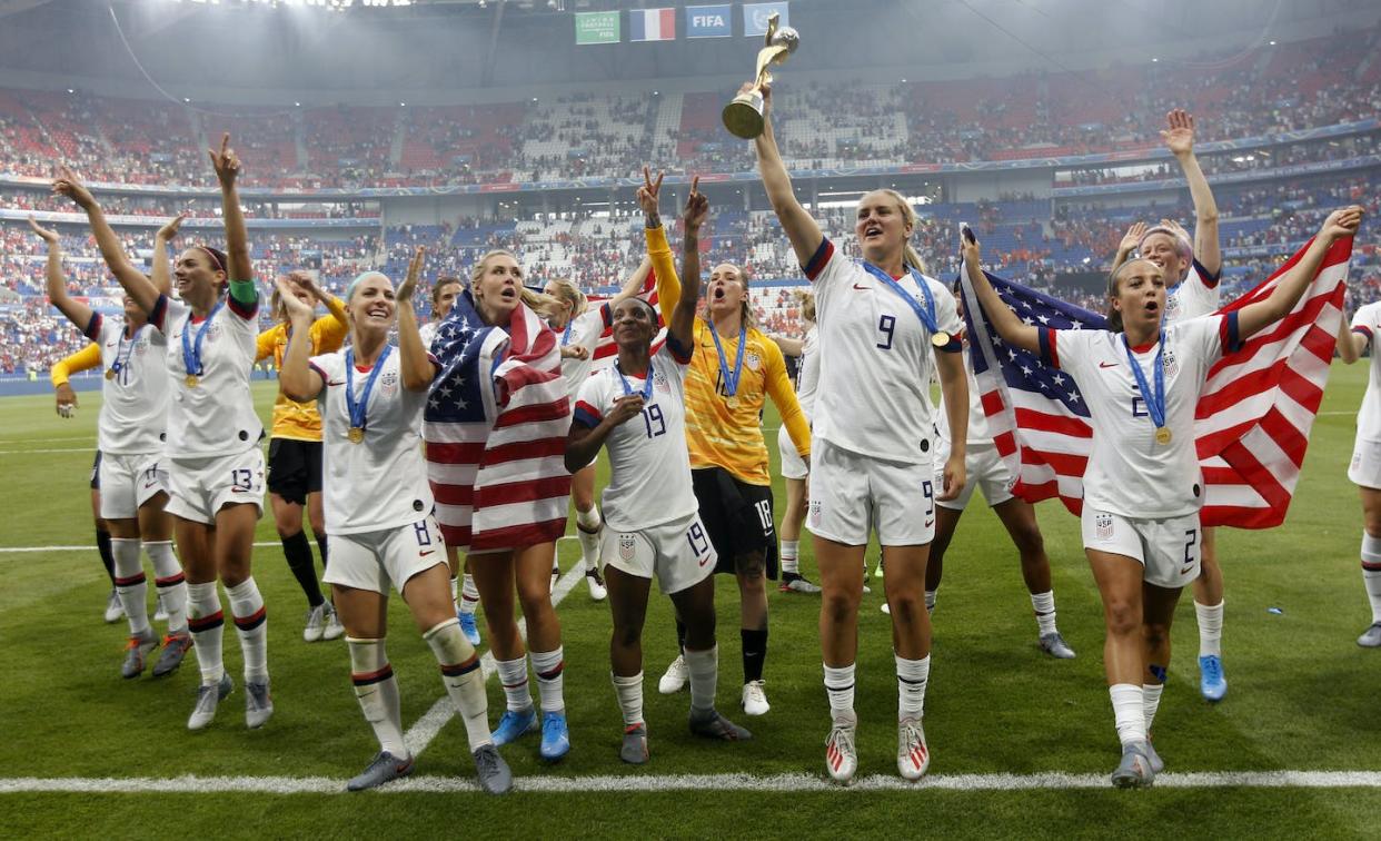 The end of the glory years for the U.S. Women's National Team? <a href="https://newsroom.ap.org/detail/SoccerWWCupWomensWorldCupPreview/3b68e459a55441e9bd321e7f33a899cc/photo?Query=Women%27s%20World%20Cup&mediaType=photo&sortBy=arrivaldatetime:desc&dateRange=Anytime&totalCount=54882&currentItemNo=25" rel="nofollow noopener" target="_blank" data-ylk="slk:AP Photo/Claude Paris;elm:context_link;itc:0;sec:content-canvas" class="link ">AP Photo/Claude Paris</a>