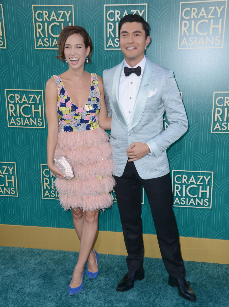 Actor Henry Golding and wife Liv Lo (Photo: Albert L. Ortega via Getty Images)