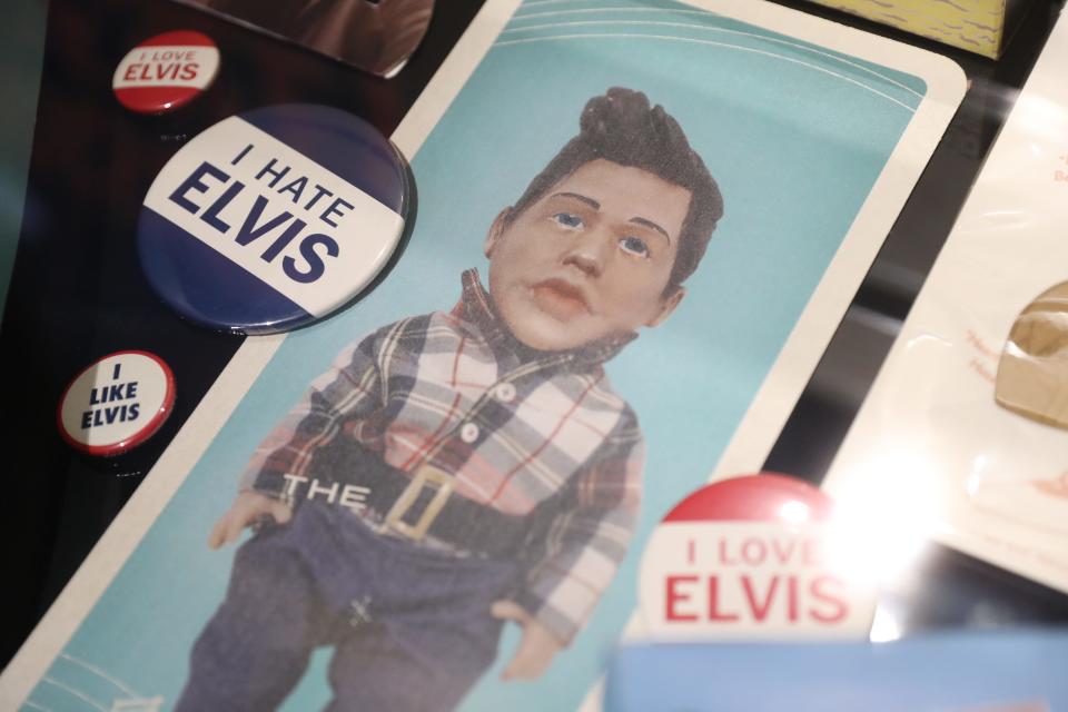 An exhibit dedicated to last year’s “Elvis” will open on Jan. 8, 2022 at Graceland. The exhibit displays a variety of memorabilia and props from the film set. 