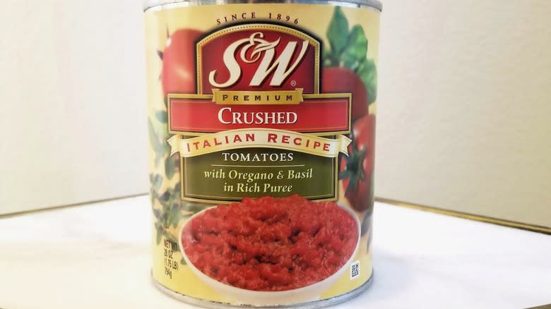 S&W canned tomatoes