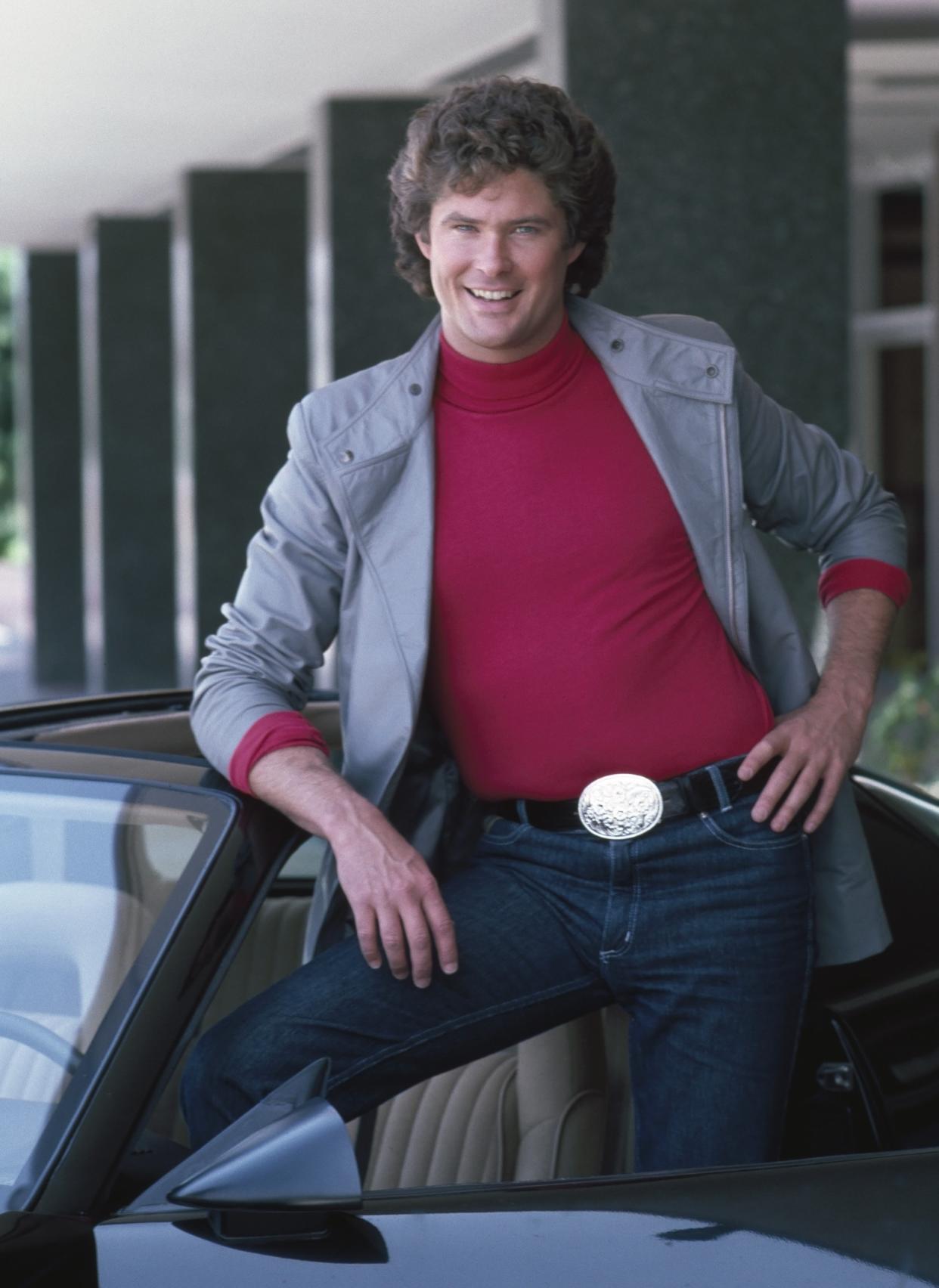 David Hasselhoff poses for a 1982 publicity photo for “Knight Rider.” (Photo: Gary Null/NBCU Photo Bank)