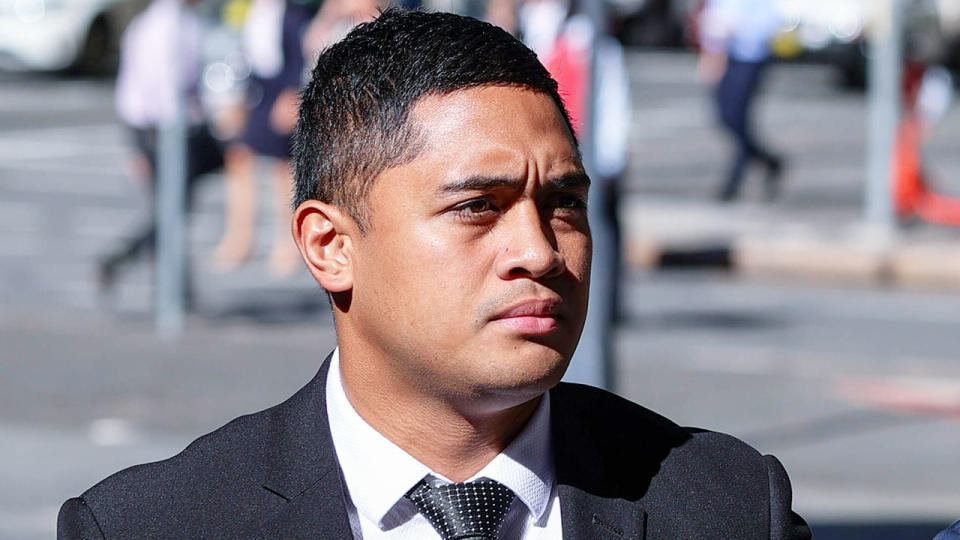 Pictured here, Anthony Milford at the Brisbane Magistrates Court in April, 2022. 