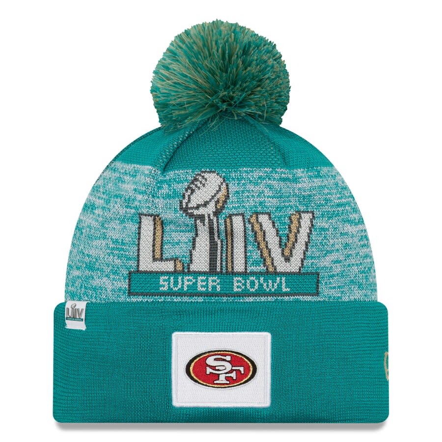 49ers Super Bowl LIV Bound Pom Knit Hat