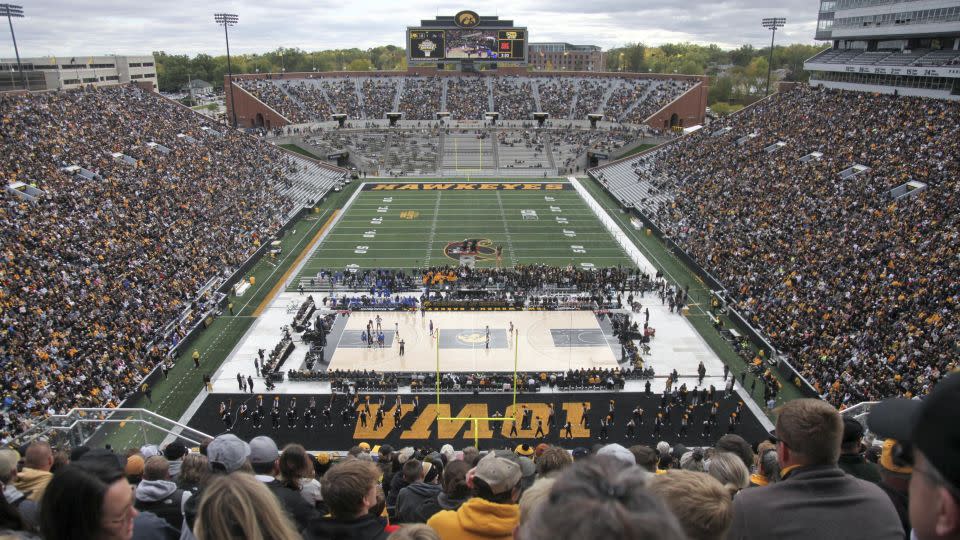 A sea of yellow and black populated Kinnick Stadium. - Matthew Holst/Getty Images