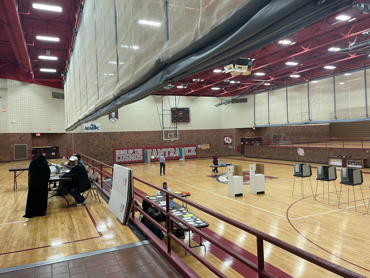 Hamtramck High School, polling sites on election day, Nov. 7, 2023