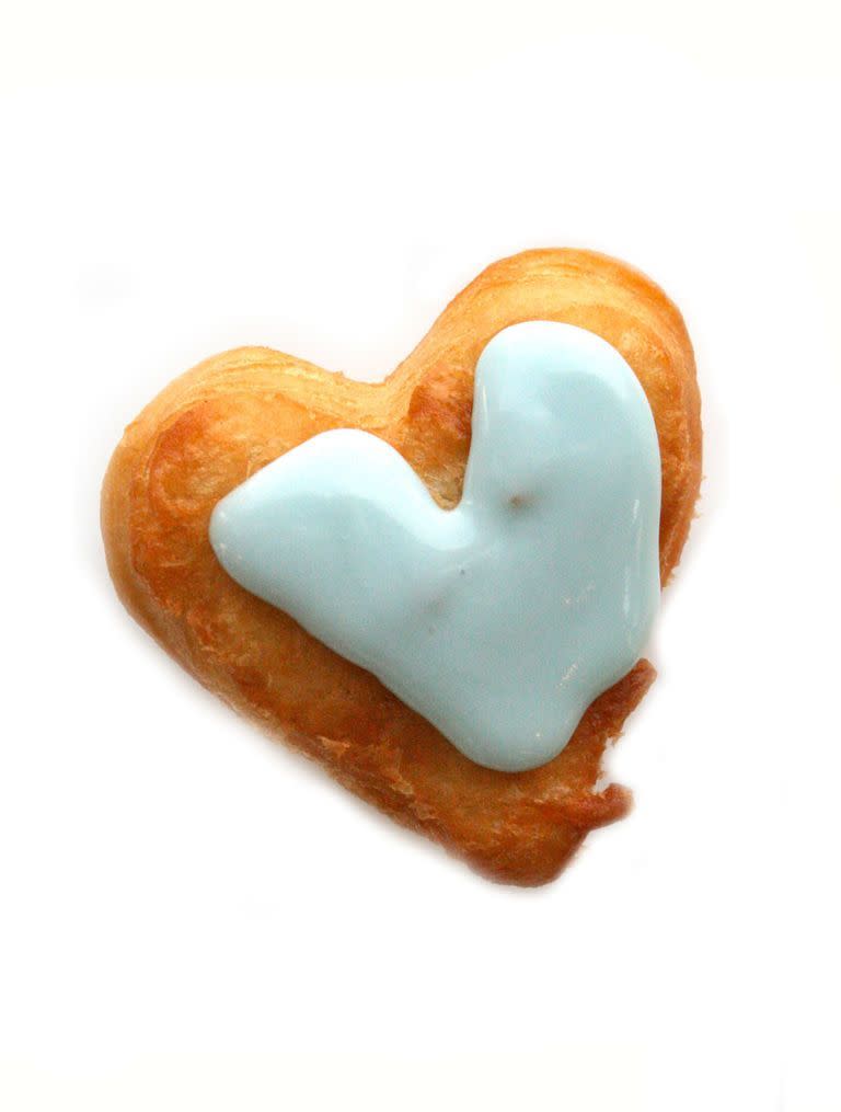 29) Buttermilk-Glazed Heart Doughnuts