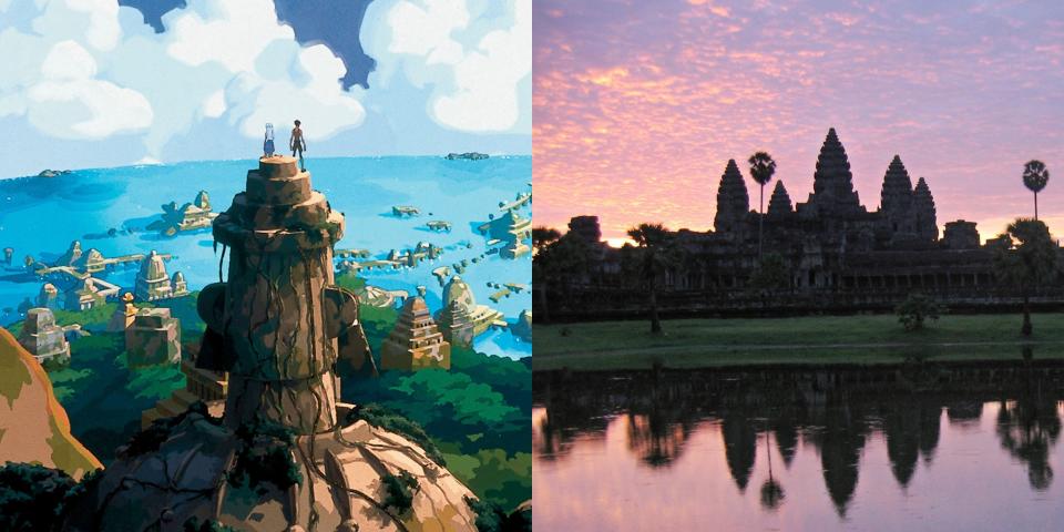 <p>Um die versunkene Stadt ranken sich seit Jahrhunderten viele Legenden. Disney ließ sie in diesem Trickfilm von 2001 wieder auferstehen und nahm sich dafür die Tempelanlage Angkor Wat in Kambodscha zum optischen Vorbild. (Fotos: Disney, AP Images) </p>