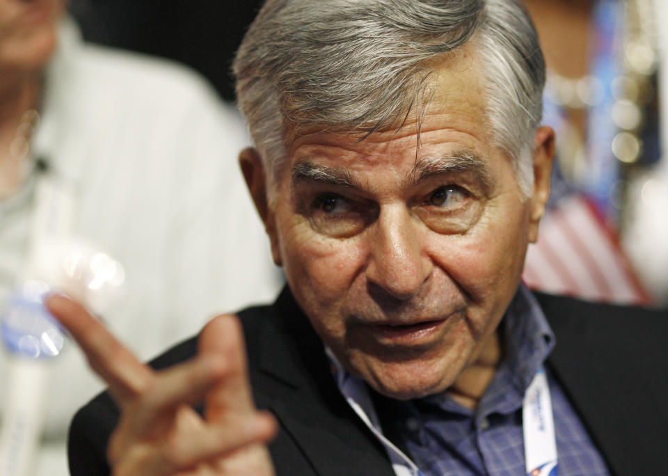 Former Massachusetts governor Mike Dukakis attends the first session of the Democratic National Convention in Charlotte, North Carolina, September 4, 2012. REUTERS/Jessica Rinaldi (UNITED STATES  - Tags: POLITICS ELECTIONS)  